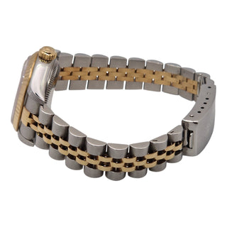 Ladies Rolex Datejust 79173 26mm Silver Diamond Dot Dial Full Set 2004