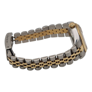 Ladies Rolex Datejust 79173 26mm Silver Diamond Dot Dial Full Set 2004