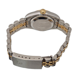 Ladies Rolex Datejust 79173 26mm Silver Diamond Dot Dial Full Set 2004