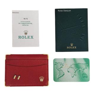 Ladies Rolex Datejust 79173 26mm Silver Diamond Dot Dial Full Set 2004