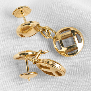 Cartier Pasha 18ct Yellow Gold Dangle Drop Earrings - 9.1g
