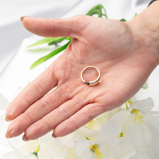 18ct Yellow Gold 0.25ct Diamond Trilogy Ring