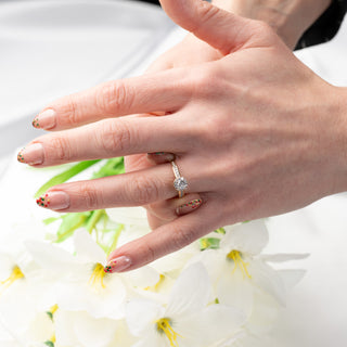 18ct Yellow Gold 0.53ct Forever Diamond Cluster Ring