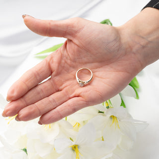 18ct Yellow Gold 0.53ct Forever Diamond Cluster Ring