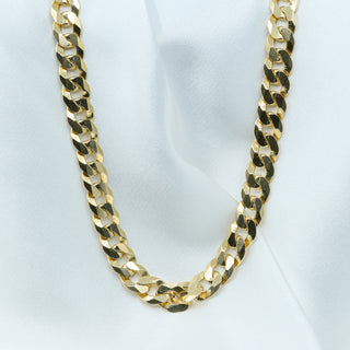 Men’s 9ct Yellow Gold Solid Curb Chain Necklace – 20 Inch – 7mm – 32.3g