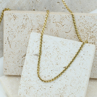 9ct Yellow Gold Fancy S-Link Chain Necklace – 20 Inch – 5.5g