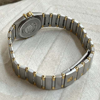 Ladies Omega Constellation 1362.10.00 22mm Gold & Steel Quartz Full Set 1999