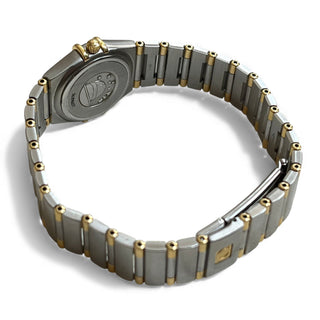 1999 Ladies Omega Constellation 1362.10.00 22mm Gold & Steel Quartz Full Set