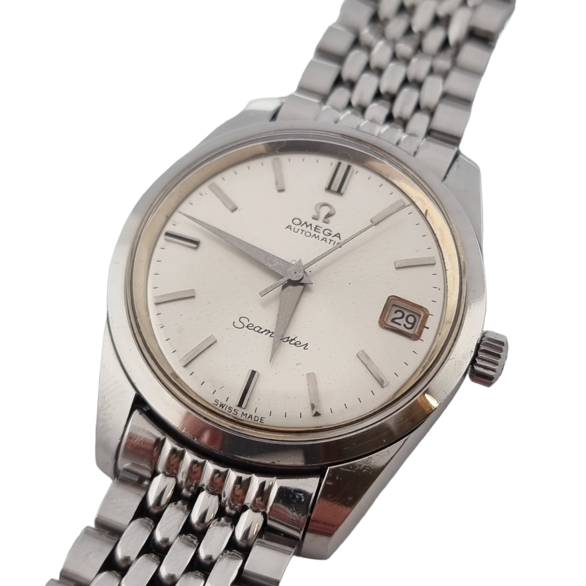 Omega Seamaster Automatic 1965 Beads Of Rice Bracelet 35mm 166010 Dobson Fine Jewellery