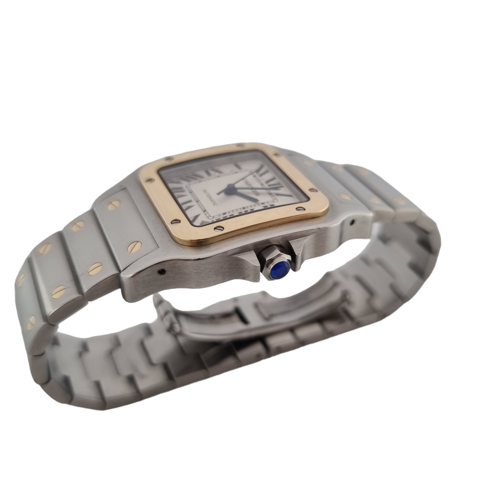 Cartier Santos Galbee 2823 XL 32mm Steel And Gold Dobson Fine