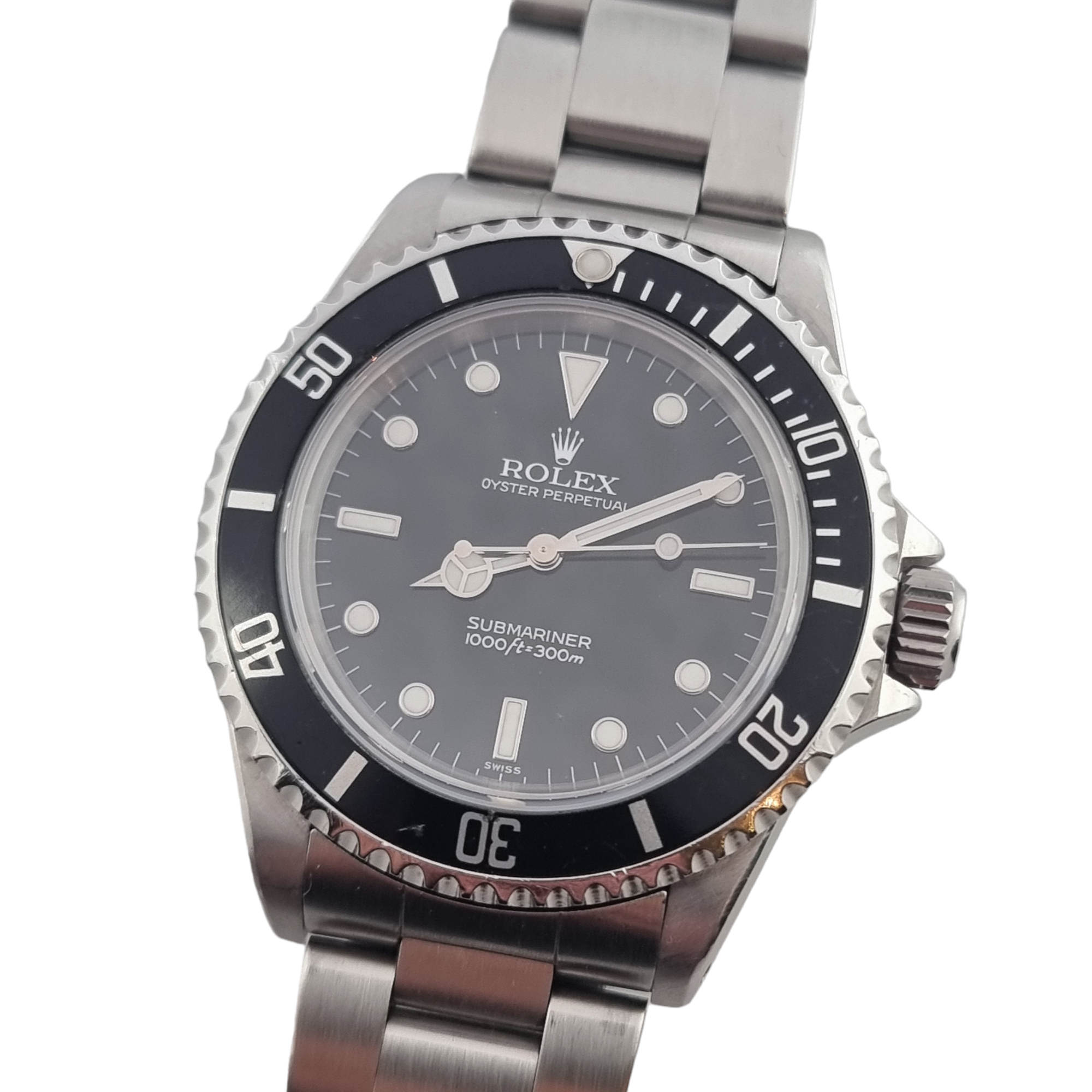 Rolex Submariner 14060 2 Liner Swiss Only Dial Serviced