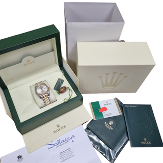 Rolex Datejust 36mm 116233 18ct Gold And Steel Jubilee Box & Papers