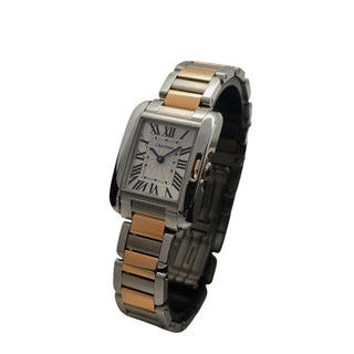 Cartier Tank Anglaise Ref. 3485  - 18ct Rose Gold & Steel - Full Set (2018)