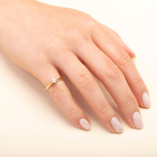 18ct Yellow Gold 0.25ct Diamond Solitaire Ring