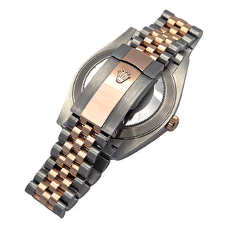 Rolex Datejust 126331 Everose Rolesor 41mm Slate Motif Dial