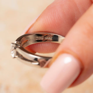 Platinum Split-Shoulder 0.31ct Diamond Solitaire Ring