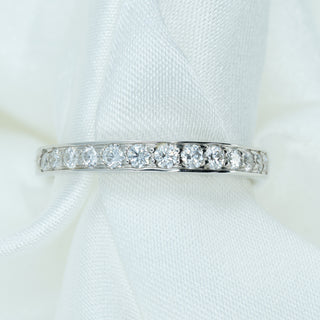 Tiffany & Co. Platinum Diamond Half Eternity Ring – 0.30ct – Size I ½