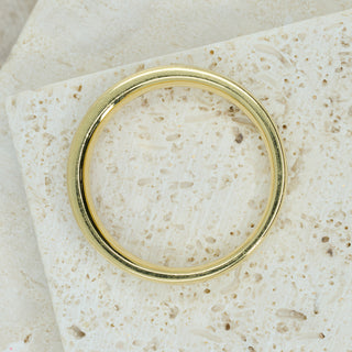 18ct Yellow Gold Diamond Wedding Band – 0.20ct – Channel Set – Court Fit Wedding Band