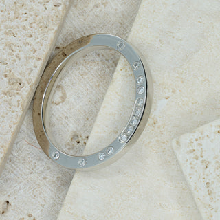 Boucheron Platinum Diamond Wedding Band – 2.1mm – Size 51 (K ½) – Full Set