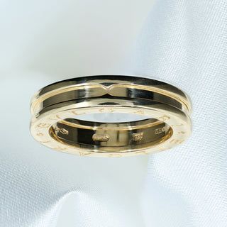 Bvlgari B.Zero1 18ct Yellow Gold Ring - Size 54 / UK N - Boxed