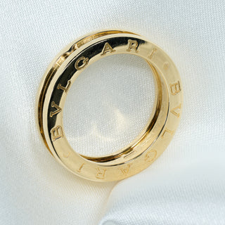 Bvlgari B.Zero1 18ct Yellow Gold Ring - Size 54 / UK N - Boxed
