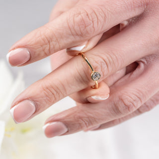 Clogau 18ct Yellow Gold Diamond Solitaire Ring – 0.25ct – Bezel Set – Size T