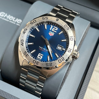 Tag Heuer Formula 1 WAZ1118 41mm Blue Dial Quartz Full Set 2020