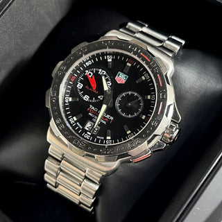 Tag Heuer Formula 1 WAH111C 41mm Black Dial Quartz Full Set 2010