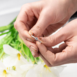 18ct White Gold 0.49ct VS Diamond Solitaire Ring