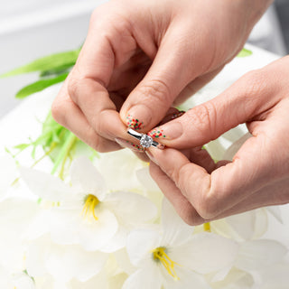 14ct White Gold 0.72ct Natural Diamond Solitaire Ring