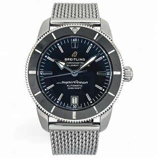 Breitling Superocean Heritage AB2010 Black Dial Steel Milanese Bracelet 2020