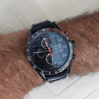 Tag Heuer Carrera Monaco Grand Prix Special Edition CAR2A83 43mm Black Titanium Watch Limited to 1250