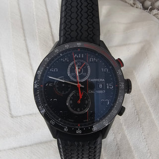 Tag Heuer Carrera Monaco Grand Prix Special Edition CAR2A83 43mm Black Titanium Watch Limited to 1250