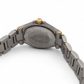 Ladies Gucci 9040L 26mm Stainless Steel and Gold plate Wristwatch
