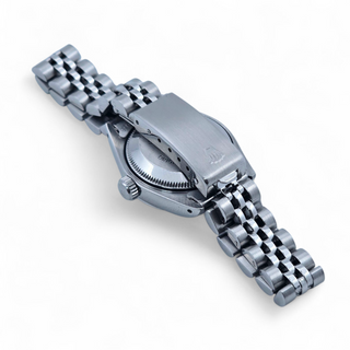 Ladies Rolex Oyster Perpetual 69160 26mm Roman White Dial Jubilee Bracelet 1990