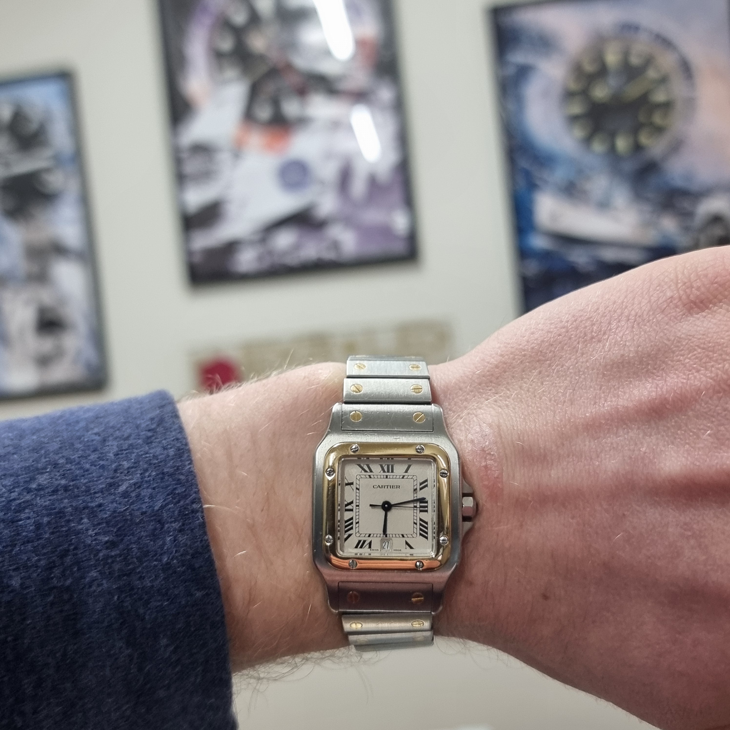 Cartier 187901 29mm Galbee Date Wristwatch – Dobson Fine Jewellery