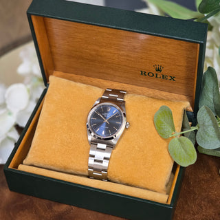 Rolex Oyster Perpetual Air-King Ref. 14000 - Blue Dial - Automatic - 34mm - Full Set (2000)