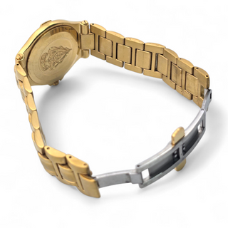 Gucci 9240M 35mm Gold plated Case and Bracelet with Champagne Dial