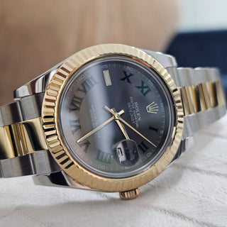 Rolex Datejust II 116333 Steel & Gold 41mm Wimbledon Dial 2011