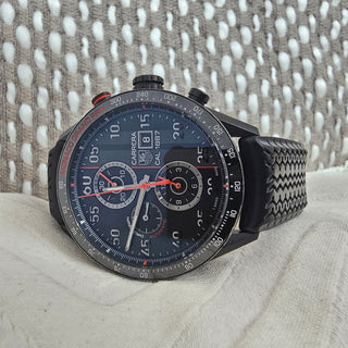 Tag Heuer Carrera Monaco Grand Prix Special Edition CAR2A83 43mm Black Titanium Watch Limited to 1250