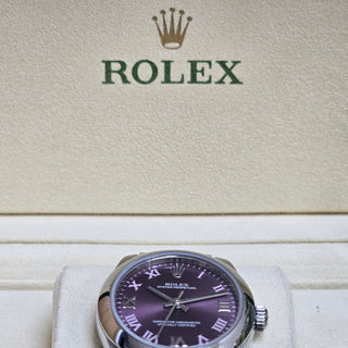 Rolex Oyster Perpetual 31 Ref. 177200 - Discontinued Red Grape Dial - Full Set (2016)