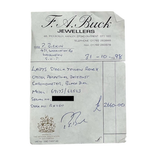 Ladies Rolex Datejust 26mm 69173 18ct And Steel 1998 Full Set