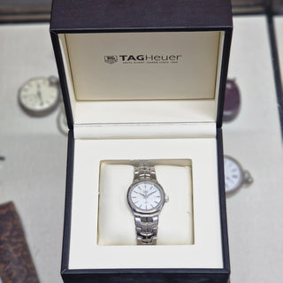 Ladies Tag Heuer Link WBC1310.BA0600 32mm Stainless Steel Mother of Pearl Dial