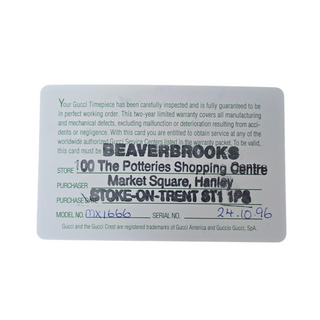 Ladies Gucci 6400L Wristwatch Gold Plated Case and Bracelet Boxed