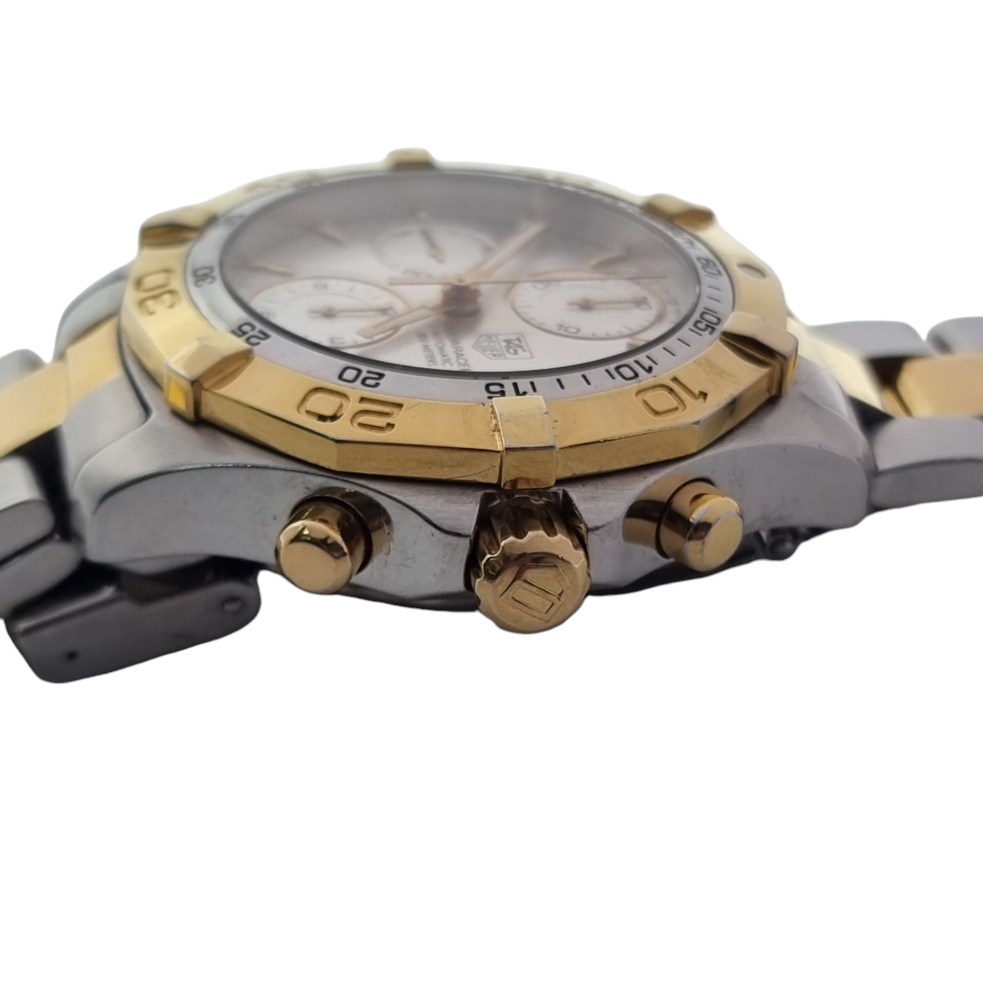 Tag Heuer Aquaracer Automatic CAF2120 Two Tone Steel Chronograph