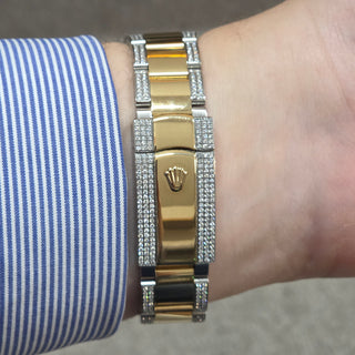 Rolex Datejust 126333 41mm Stainless steel and 18ct Gold Diamond Set Case/Bezel/Bracelet