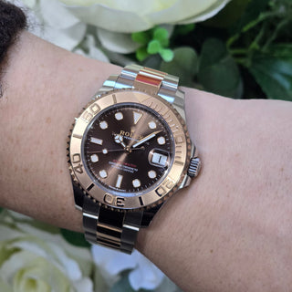 Rolex Yacht-Master Ref. 268621 - Bi-metal 18ct Everose Gold & Steel  - Chocolate Dial - 37mm (2023) Full Set