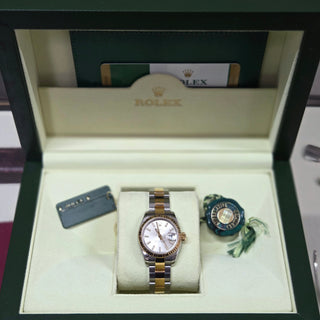 Ladies Rolex Datejust 179173 26mm 2016 Full Set Rolex Serviced 2024