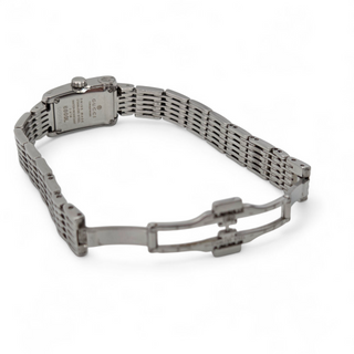 Ladies Gucci 8600L 19mm Mother of Pearl Dial Polished Stainless Steel Diamond Set