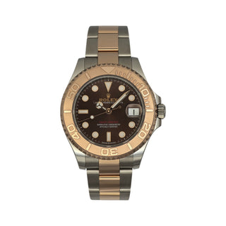 Rolex Yacht-Master Ref. 268621 - Bi-metal 18ct Everose Gold & Steel  - Chocolate Dial - 37mm (2023) Full Set